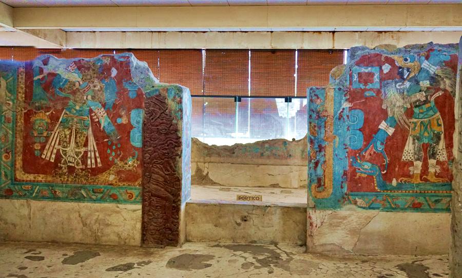 Cacaxtla Tlaxcala Donde Se Encuentran Las Pinturas Murales